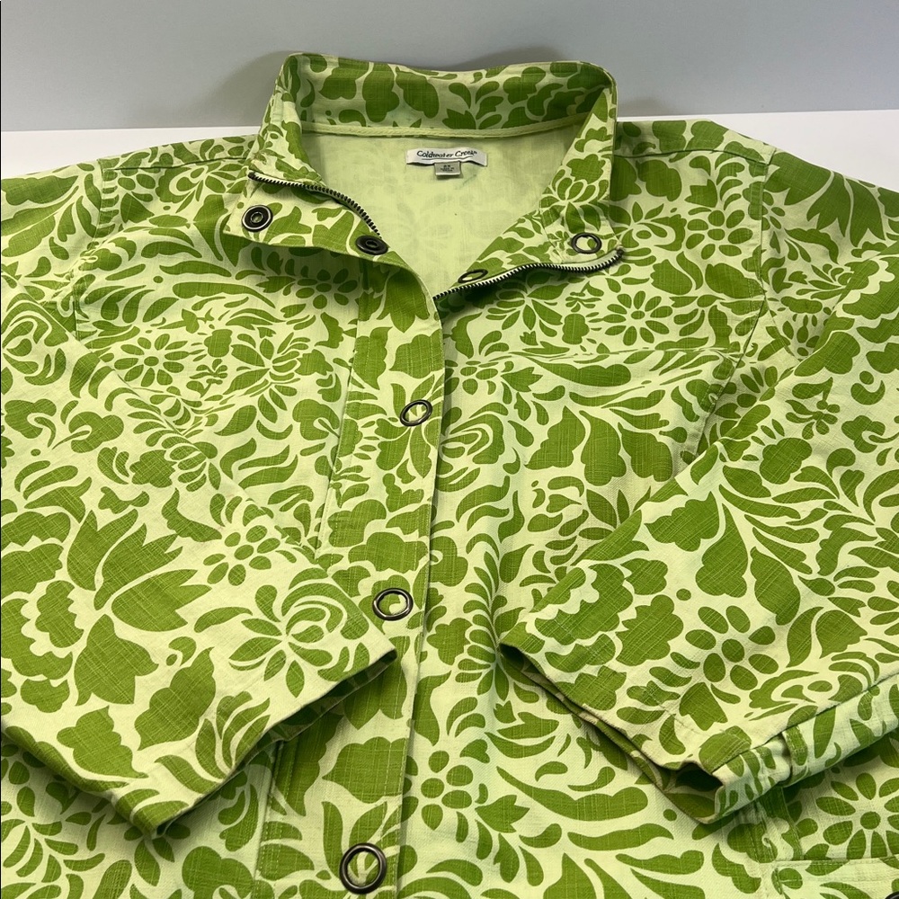 Cold Water Creek Spring Cotton Jacket - Picture 6 of 14